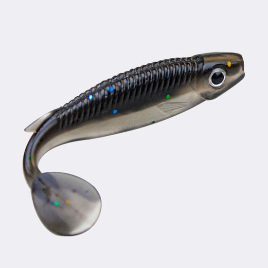 10 Stück 6,5 cm / 2,8 g Paddelschwanz Weichköder Weitwurf Sinkend Bionisch Künstlicher Swimbait Süßwasser Salzwasser Forellenbarsch Angeln