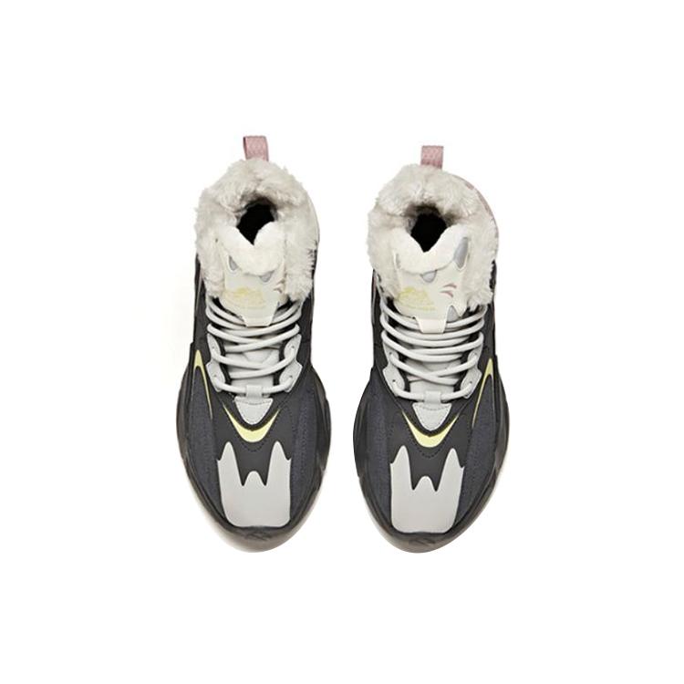 Anta Life Collection Fleece lined Cushioning Slip Resistant Abrasion Resistant Thermal Mid top Casual Shoes Women's 922048910-2