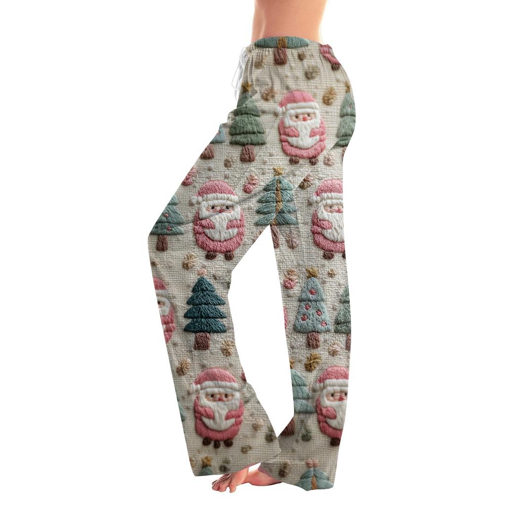 Women's Fashion Loose Casual  Printed Casual Pants