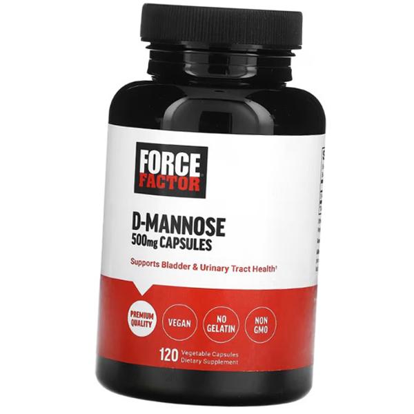 

D-mannose, D-Mannose 500, Force Factor 120vegcaps (72641007) 120vcaps