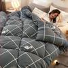 Thickened Quilt with Cotton Wadding Velvet Warm Quilt Core Breathable and Lightweight Single or Double Person Available Bedding Article All Seasons