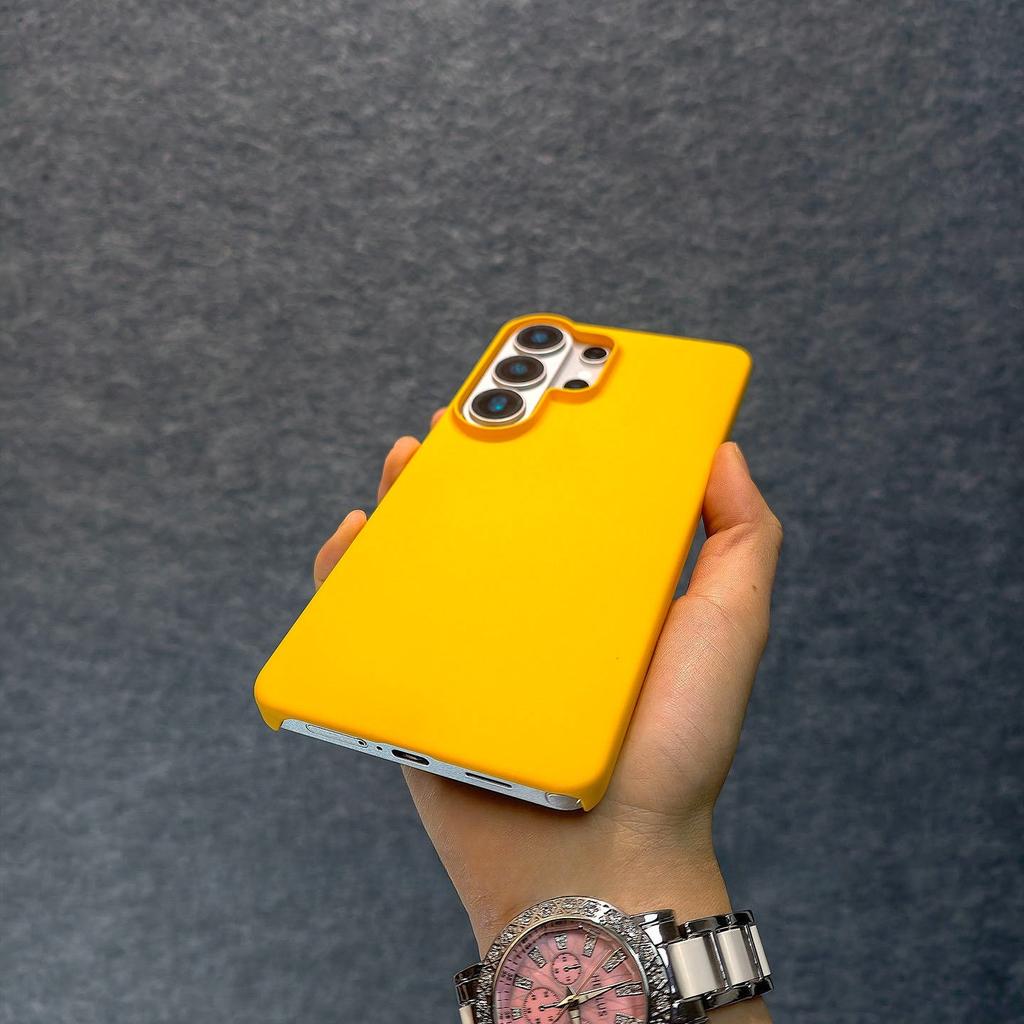 Hard PC Frosted Borderless Case for Samsung Galaxy S26 S25 S24 Ultra S23 FE S22 Plus A55 A56 A54 A15 A16 Matte Ultra Slim Cover