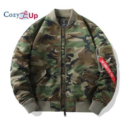 Jachetă de îmbrăcăminte sport ușoară Cozy Up pentru bărbați Jachetă de bombardier casual