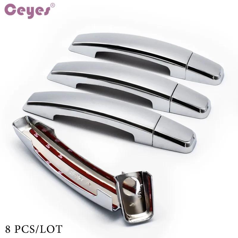 

Чехол на внешние дверные ручки Ceyes для Opel Insignia Mokka Astra HGJ 2008-2016 Corsa D, аксессуары для украшения автомобиля, Стайлинг автомобиля серебряный