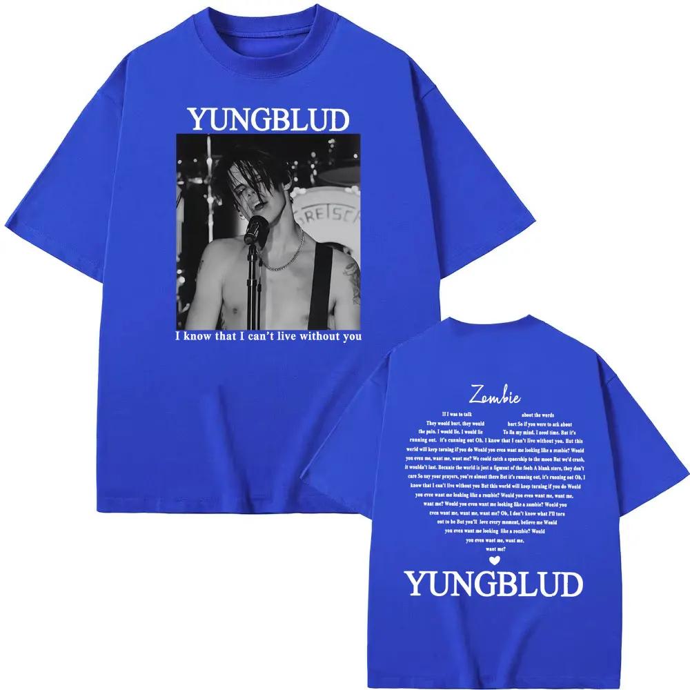 Yungblud Zombie Rock Band Graphic TShirt Unisexs Hip Hop Retro Music Fan Apparel Tshirts Unisex Casual ONeck High Quality T Shirt