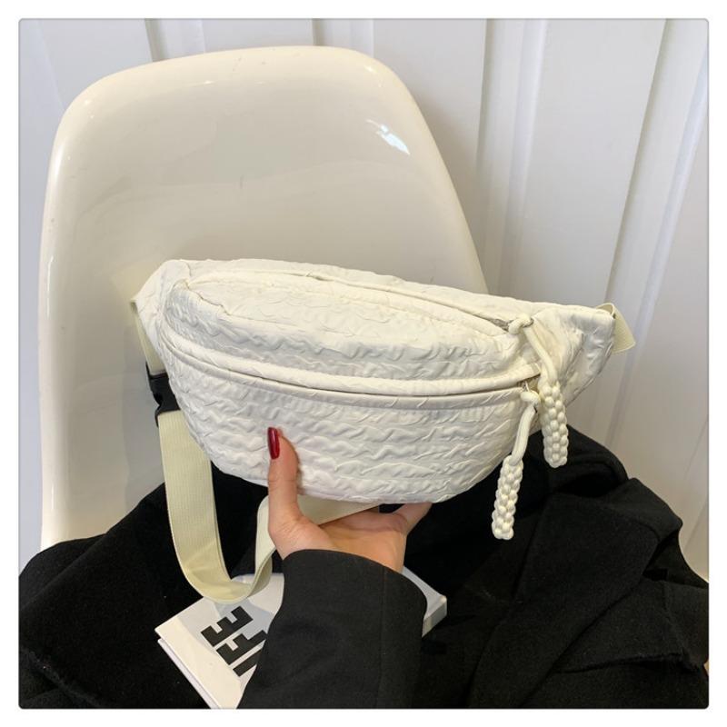 Breast Bag Lightweight Girl Fashionable Fresh and Sweet Shoulder Bag Student Class Casual Messenger Bag Fanny Pack