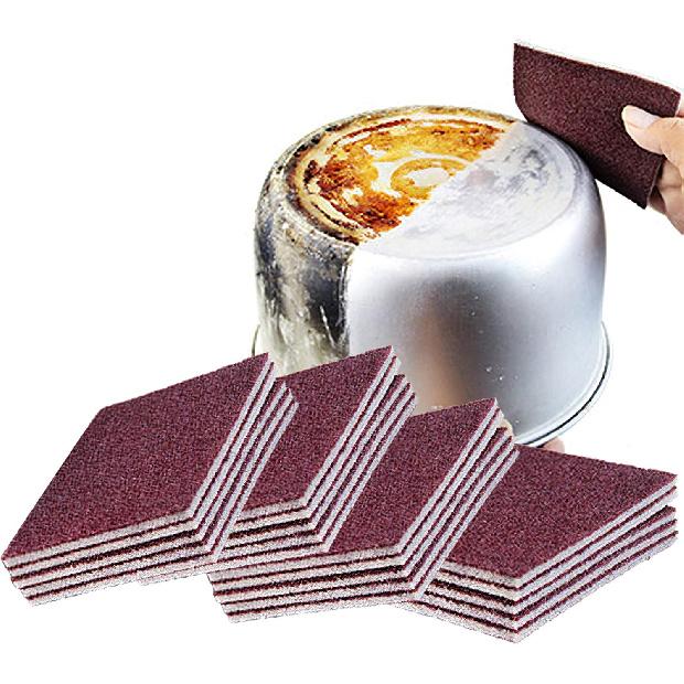 20pcs Nano Carborundum Sponge, Emery Sponge Brush Clean Eraser Scrub, Kitchen Magic Cleaning Sponge for Removing Rust Cleaning Pots and Pans,