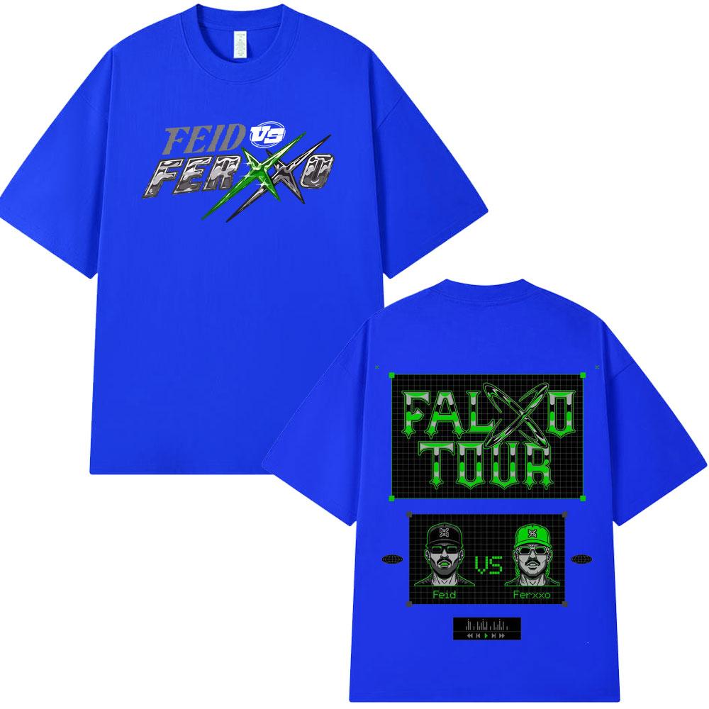 Rapper Feid Ferxxo Tour 2026 Merch Tshirt Mens Women Fashion Hip Hop Tshirts Cotton Casual Short Sleeve T Shirts Fan Gifts Top