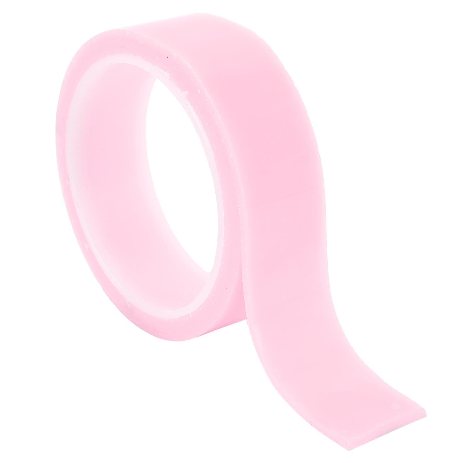 Tape Color Washable NonMarking Desktop Corner   Multipurpose Sticker(Pink )