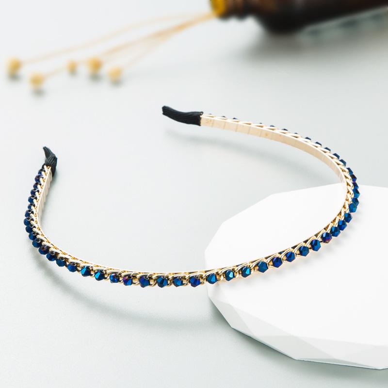 Women's Hairband Alloy Light Luxury Water Bit Hoop Shampoo Headwear