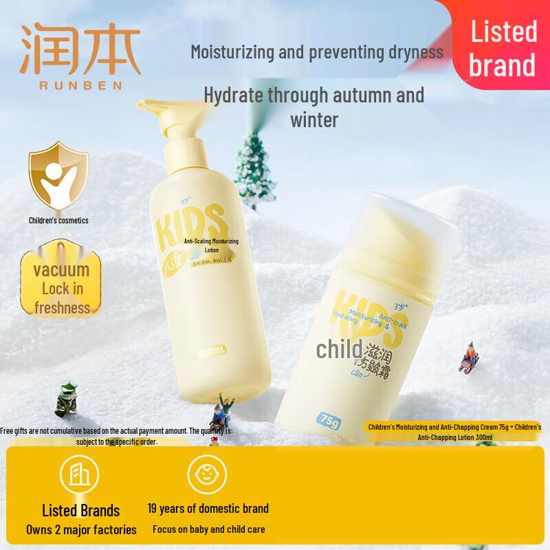 Runben Children s Moisturizing Anti-Chapping Skincare Set