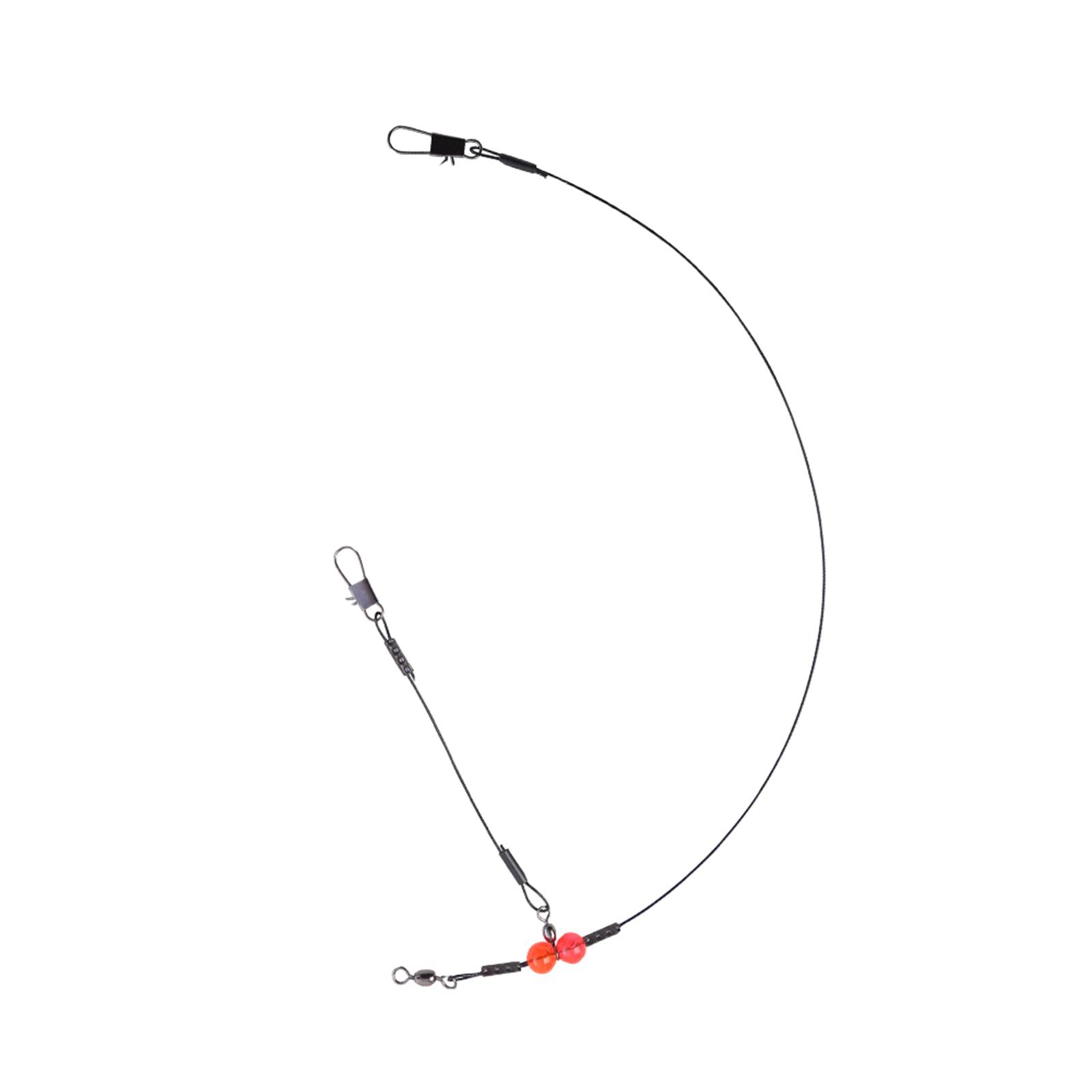 

Нержавеющие рыболовные оснастки Поводковая леска с вертлюжками Застежка Поводковый материал для крючков Рыболовный аксессуар для морской рыбалки