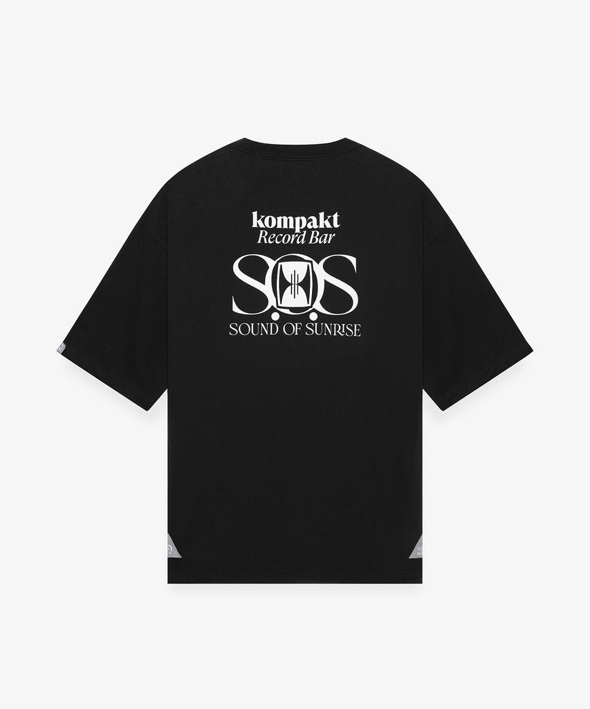 Saundeuobeuseonlaijeu Compact S.O.S Logo Tee Black