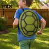 Soft EVA Foam Shell Turtle Costume for Kids, Halloween Ninja Cosplay Party Accessory, Comic Exhibition Backpack Prop Dress Up, Festival Carnival