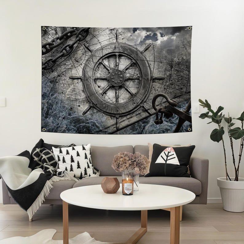 ocean tapestry 75x100