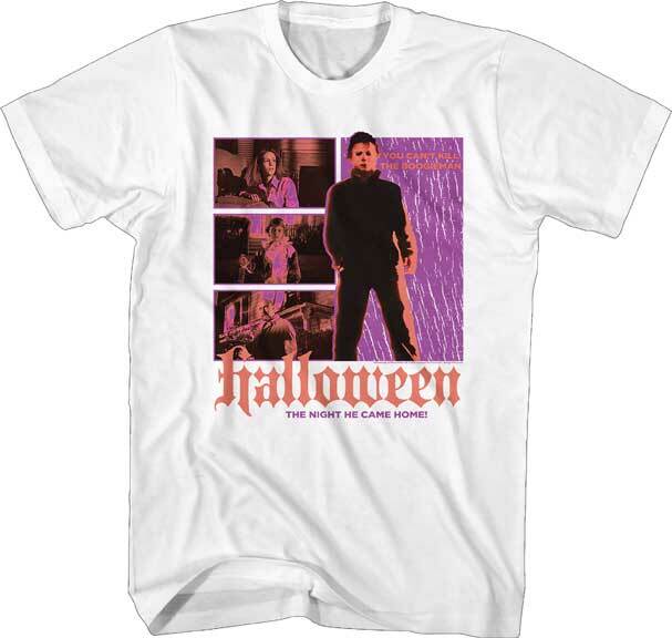 Halloween 1970 Horror Movie Classic Movie Clip Scenes Men T Shirt S