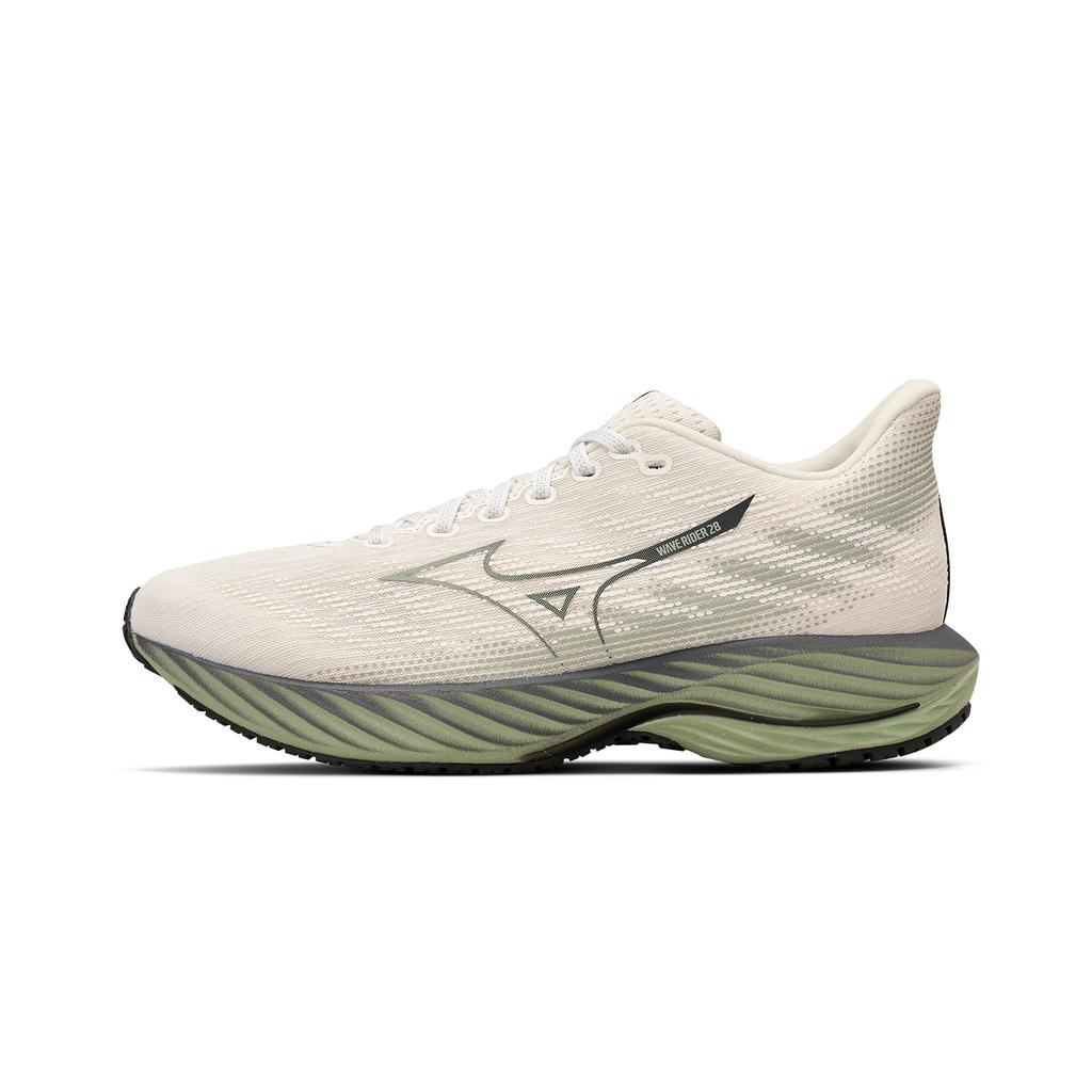 Mizuno Wave Rider 28 Comfortable Low-Top Training Long-Distance Short-Distance Urban Commuting Running Shoes Unisex sneaker Green J1GC240560