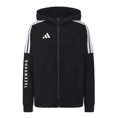 Adidas Taekwondo Serie 3-Streifen Freizeit Vielseitig Retro Klassisch Gestreifte Jacke Sportstil Kapuzenjacke Unisex Jacken CLTR02JTK-BW