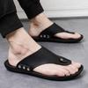 Herrskor vår och sommar nya inomhus- och utomhussandaler mode klämfot svala tofflor flip-flops