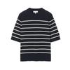 CS Spring/Summer New Women's Clothing French Commute Style Standard Edition Round Neck All-Matching Knitting T-shirt Tops 1069400