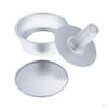 1 Set Aluminum Alloy Food Cake Pan, Removable Loose Bottom Non-Stick Chiffon Bakeware for Oven