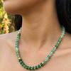 Elegant Stone Necklace Natural Colorful Gemstone Beaded Stainless Steel Beads Boho Summer Jewelry for Women Vacation Gift