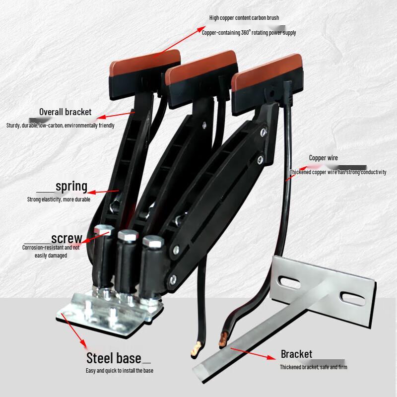 Seamless Conductor Rail Current Collector