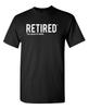 Retired Details Sarcastic Humor Graphic Super Soft Ring Spun Funny T Shirt