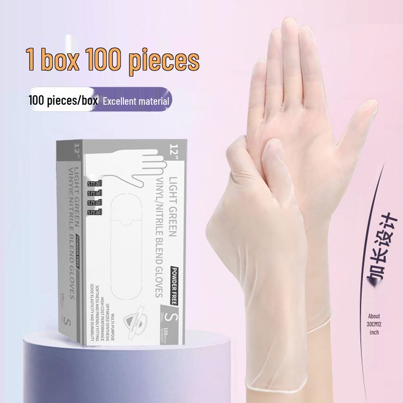 Mao Sheng Durable PVC Latex Rubber Gloves for Kitchen, Dishwashing, Baking, Catering, and Housework