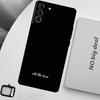 Simple Minamilst Black Quote Phone Case For Samsung Galaxy S25 S26 Ultra S20 S21 S22 S23 Plus S10 S25 FE S24 Ultra Cover