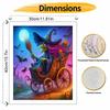 Disney DIY Witch Pumpkin Painting Kit Classic Style Home Decor Craft Gift Idea for Wall Art Festive Atmosphere Fun Celebration Creative