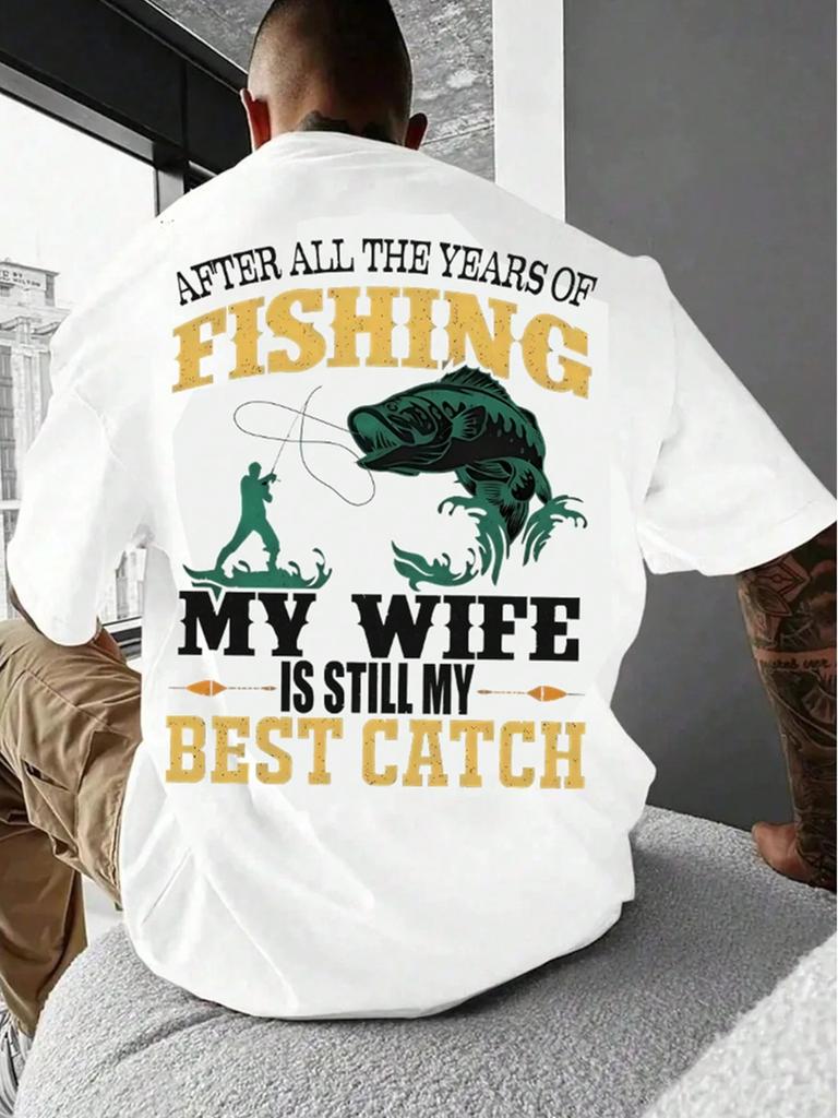 New Pure Cotton Tshirts for Summer Mens and Womens Beach Trips Are Comfortable and Breathable Instagram 2K Prank Fishing