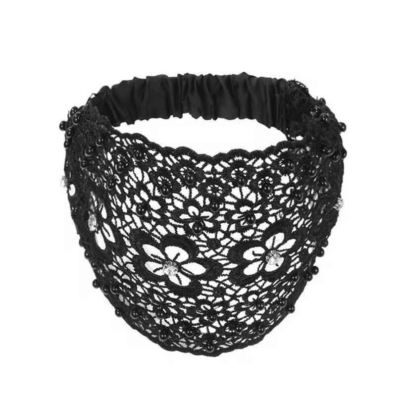 Stylish Lace Hairband With Comfortable Elastic Band Lightweight Design Headband Ideal For Fashion Accessories
