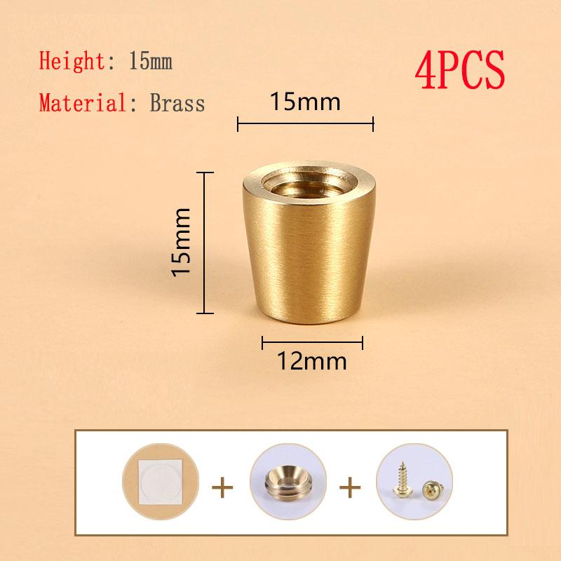 

4PCS Furniture Legs Brass Furniture Support Feet Kitchen Feet Metal Replacement Legs For Armchair Chair Footstool For Home