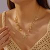 Bohemian Shell Starfish Scallopes Pendant Necklace For Women Ocean Series Seahorse Fish Coral Choker Beach Vacation Jewelry
