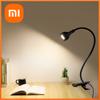 Clip On Bed Table LED Book Light Reading Lamp USB Powered Flexible Free Bending Night Lights With Button Switch