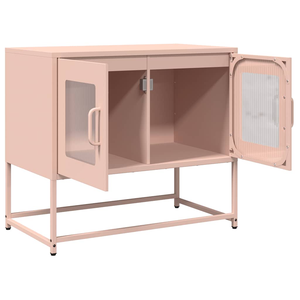 Pink TV Stand 68 X 39 X 60.5 Cm Cold Rolled Steel