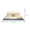 Non-Toxic Lincoln Memorial Building Blocks Assemble Bricks Birthday Gifts For Kids Small Particle Assembly Model Toys 979Pcs