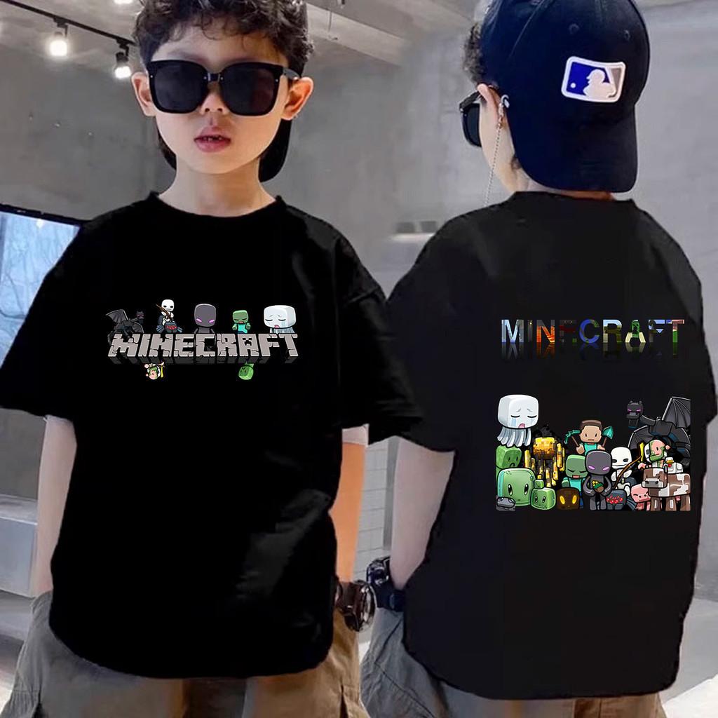 Summer Children's Short Sleeved Shirt with Double-sided Printed Fashion T-shirt