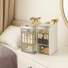 Plastic Cosmetic Storage Box Space Saving Makeup Storage Container Stationery Storage Box  for Home