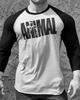 "Beast Fitness Herren Raglan Kurzarm Bodybuilding Shirt - Europäische und Amerikanische Große Größen"