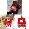 Zaino Cartoon in PU Carino Hello Kitty Gatto Kt Per Studenti E Uso Quotidiano