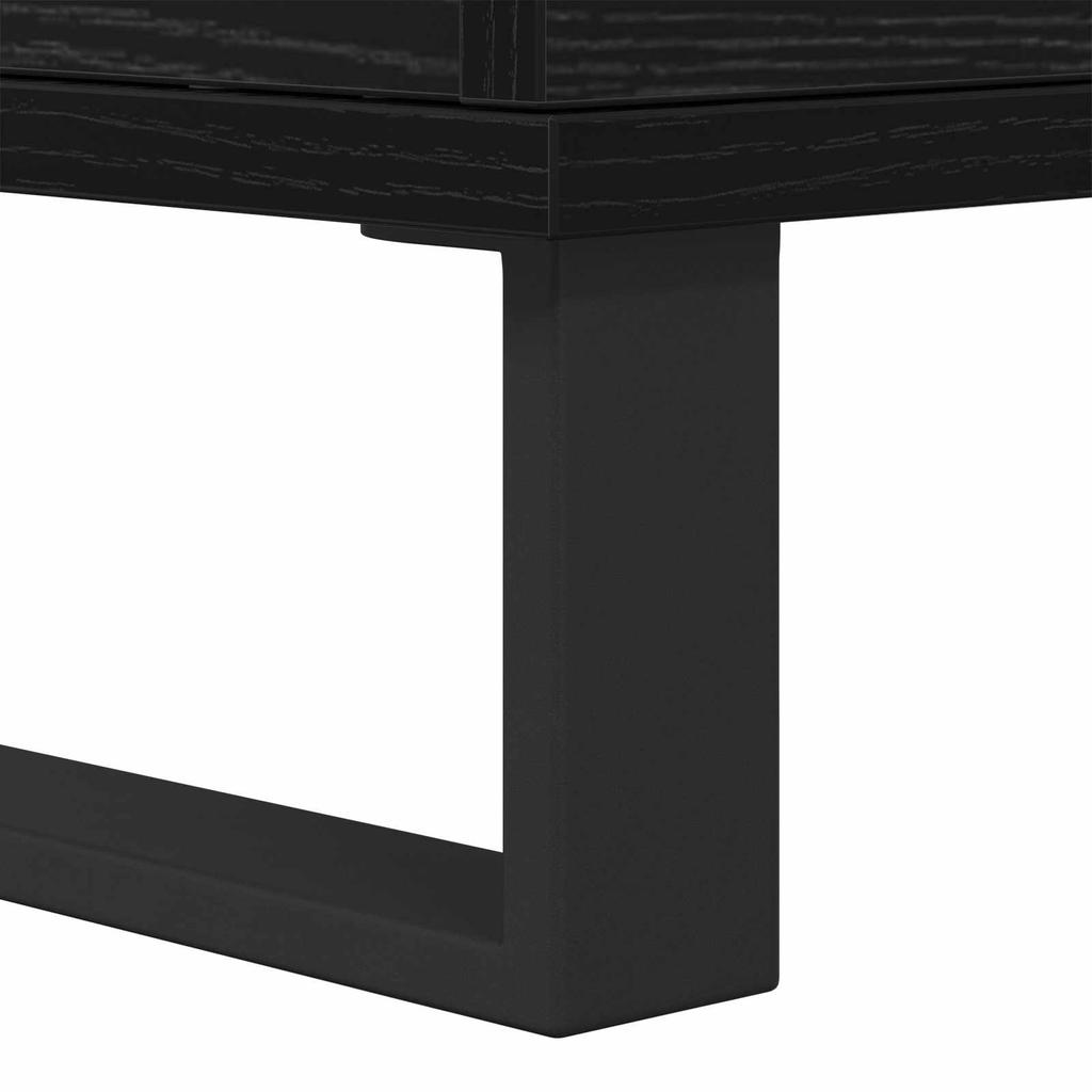 Sideboard in Black Oak Look 60 x 35 x 70 cm