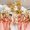 121PCS white and gold latex balloon set suitable for birthday parties, weddings, Valentine's Day party decorations
