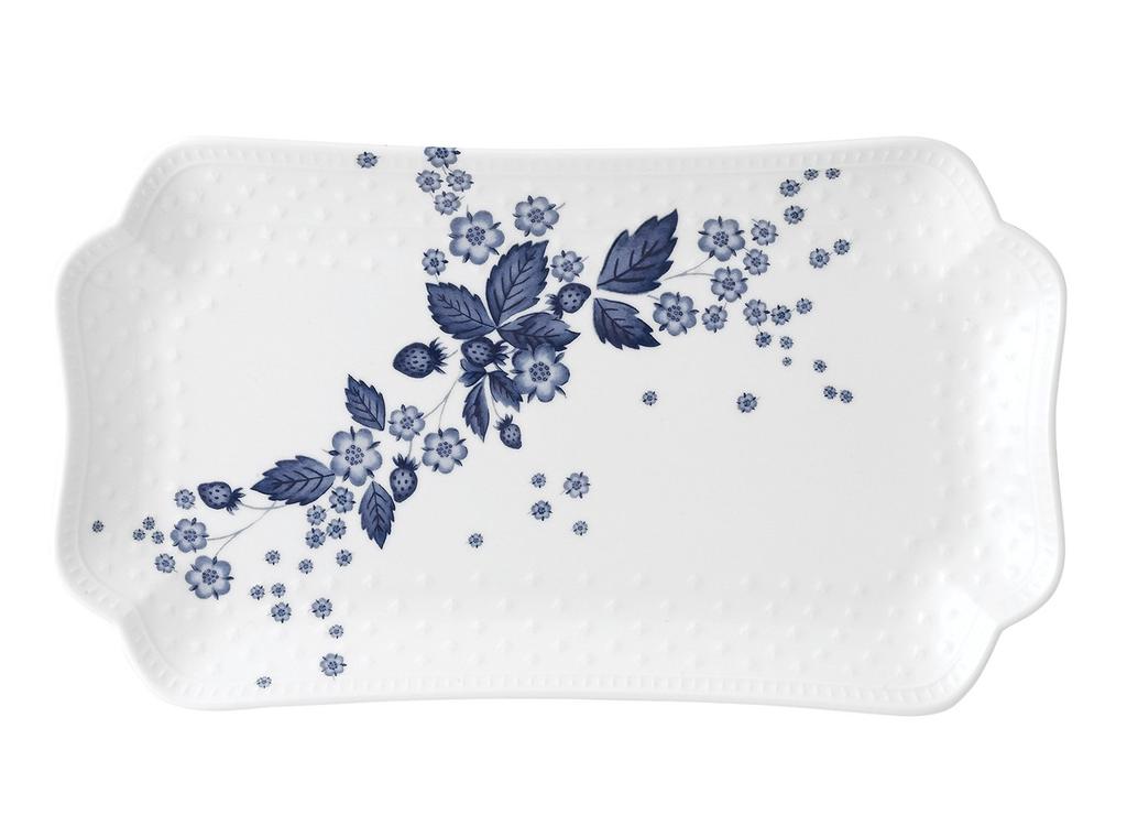 [Officially Imported] Wedgwood Strawberry Bloom Indigo Fish Dish 40000818