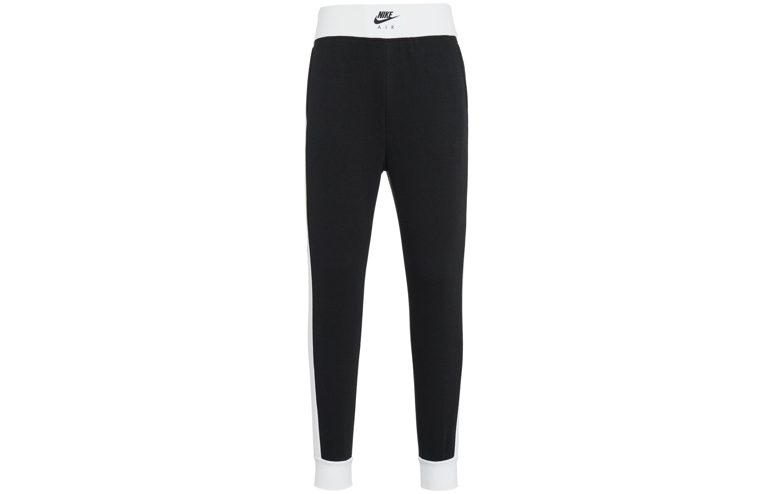 

Nike Knitted Sweatpants Women s Black/White Moderate Cuffed Pants BV4776-010 XL