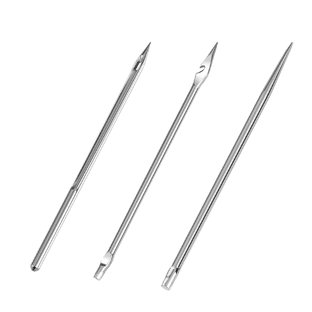 Leather Sewing Kit Leather Awl Set Replaceable Multifunctional Shoes Repair Tool Kit Punch Stitching Needles Sewing Leathercraft
