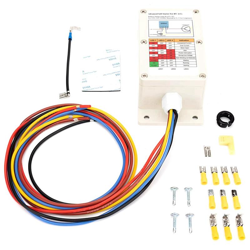 Powerful Soft Starter Kit,ASY-364-X20-IP 364 High Performance Fit For All RV A/C Applications
