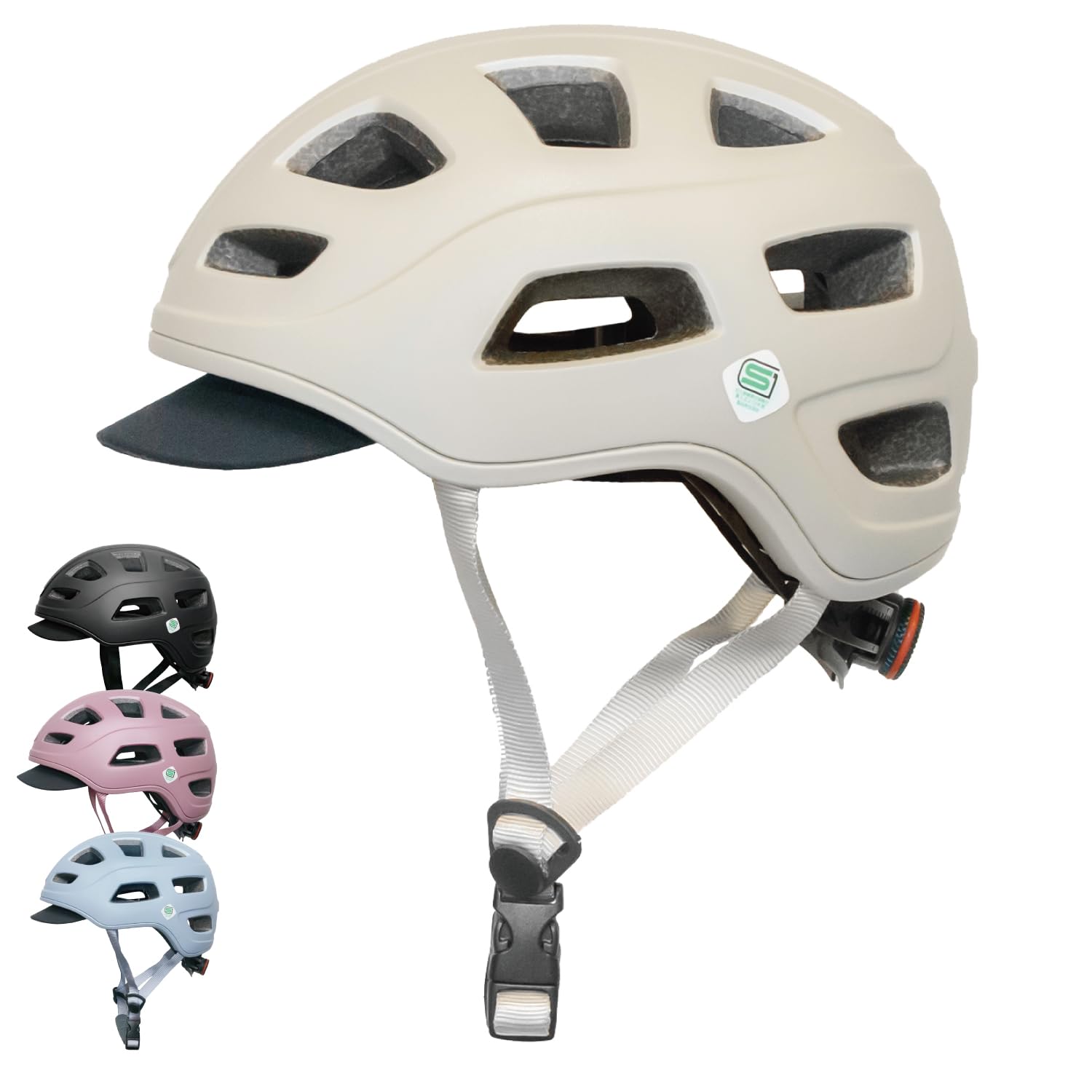 

Велосипедный шлем Mag Ride для взрослых и велосипедный шлем SG City для городских и городских поездок, регулируемый и скандинавский для женщин, сертифицированный, шлем, шлем,