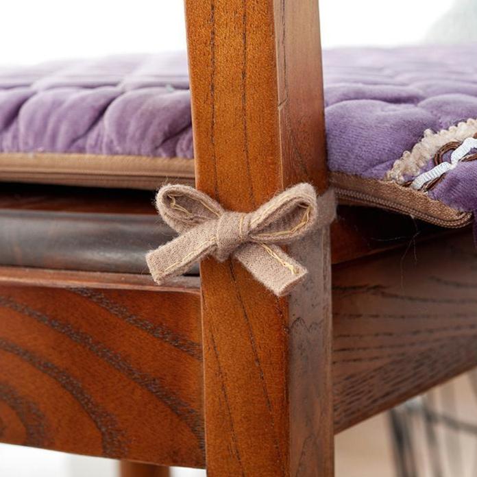 1pc Chair Mat, Four Seasons European Household Non-slip Chair Mat, Thickened Dining Chair Mat, Seat Cushion, Stool Cover, Seat Cushion, Butt Cushion